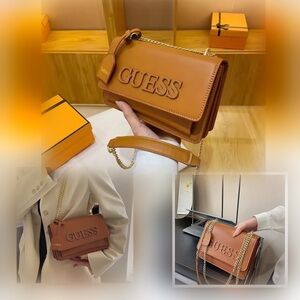 Brown Gues Shoulder Bag
